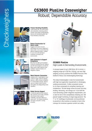 Checkweighers for High / Heavy Loads