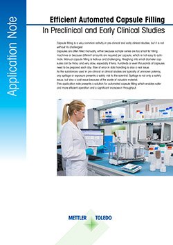 Benefits of Automated Capsule Filling