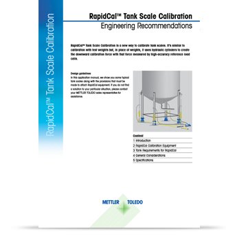 RapidCal Tank Scale Calibration RapidCal Tank Scale Calibration