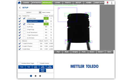 Cap and Fill Check | Vision Inspection Cap and Fill Check | Vision Inspection